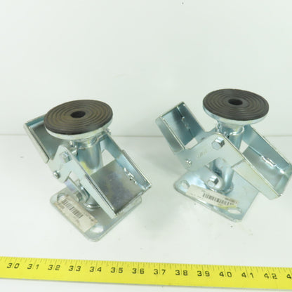 Pemco Heavy Duty Foot Activated Floor Lock 7-3/4" Extended Height Lot Of 2