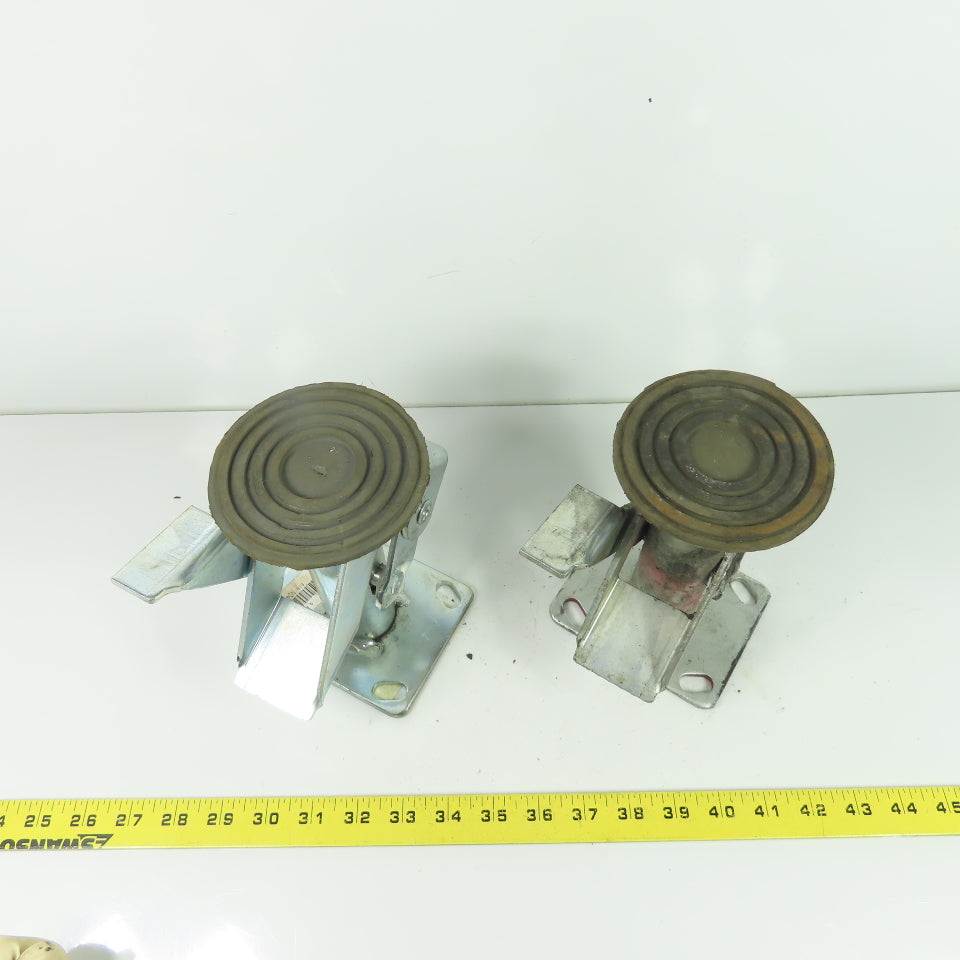 Payson Heavy Duty Foot Activated Floor Lock 7-3/4" Extended Height Lot Of 2