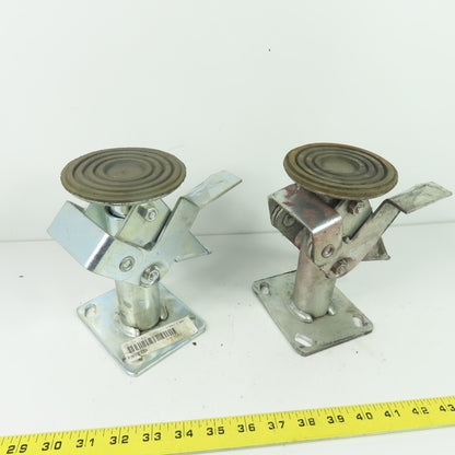 Payson Heavy Duty Foot Activated Floor Lock 7-3/4" Extended Height Lot Of 2