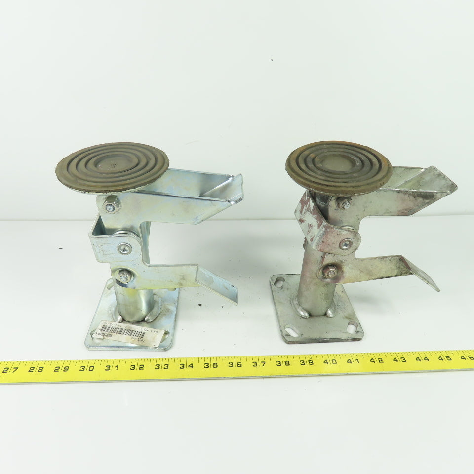 Payson Heavy Duty Foot Activated Floor Lock 7-3/4" Extended Height Lot Of 2