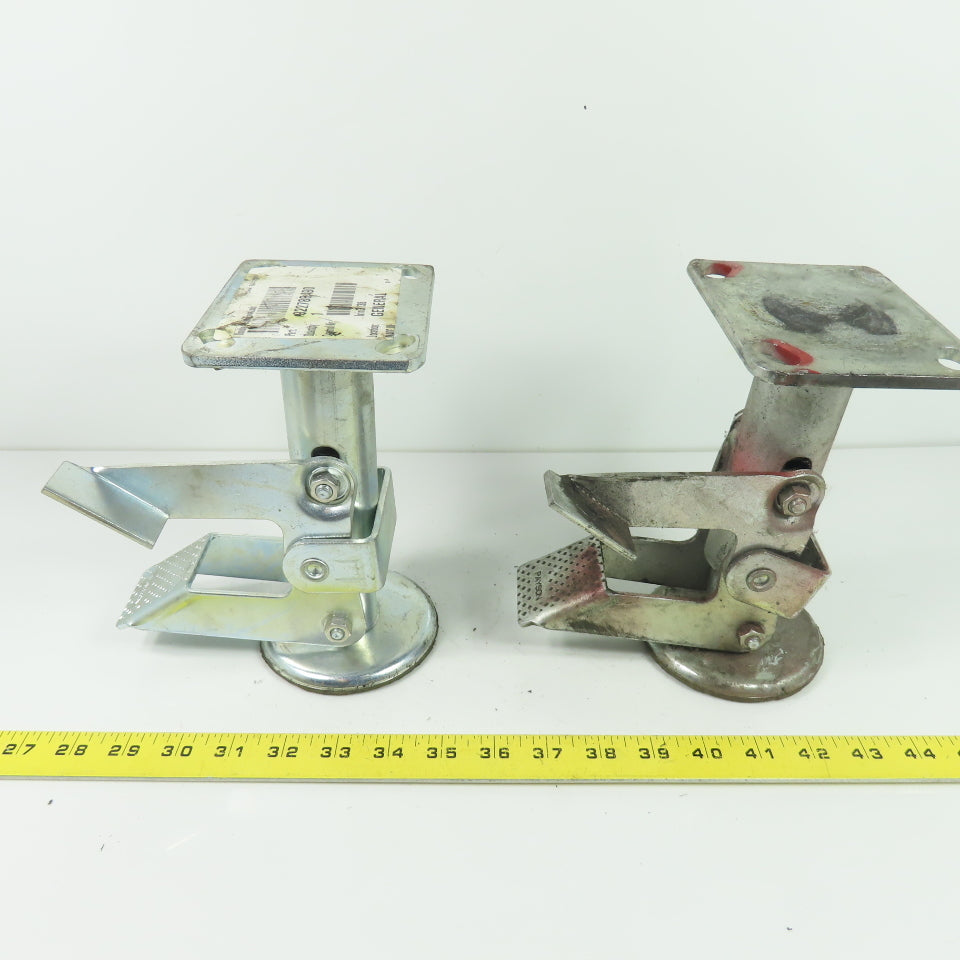 Payson Heavy Duty Foot Activated Floor Lock 7-3/4" Extended Height Lot Of 2