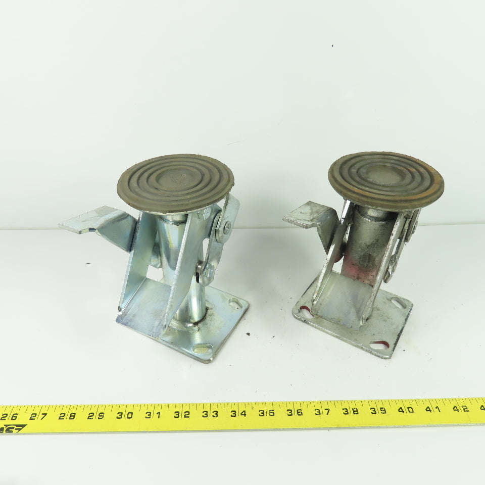 Payson Heavy Duty Foot Activated Floor Lock 7-3/4" Extended Height Lot Of 2