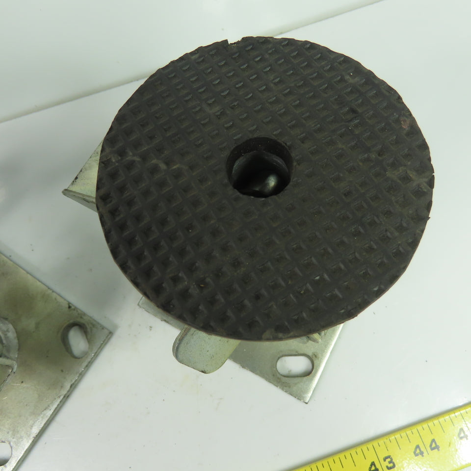 16LF0580 Heavy Duty Foot Activated Floor Lock 7" Extended Height Lot Of 3