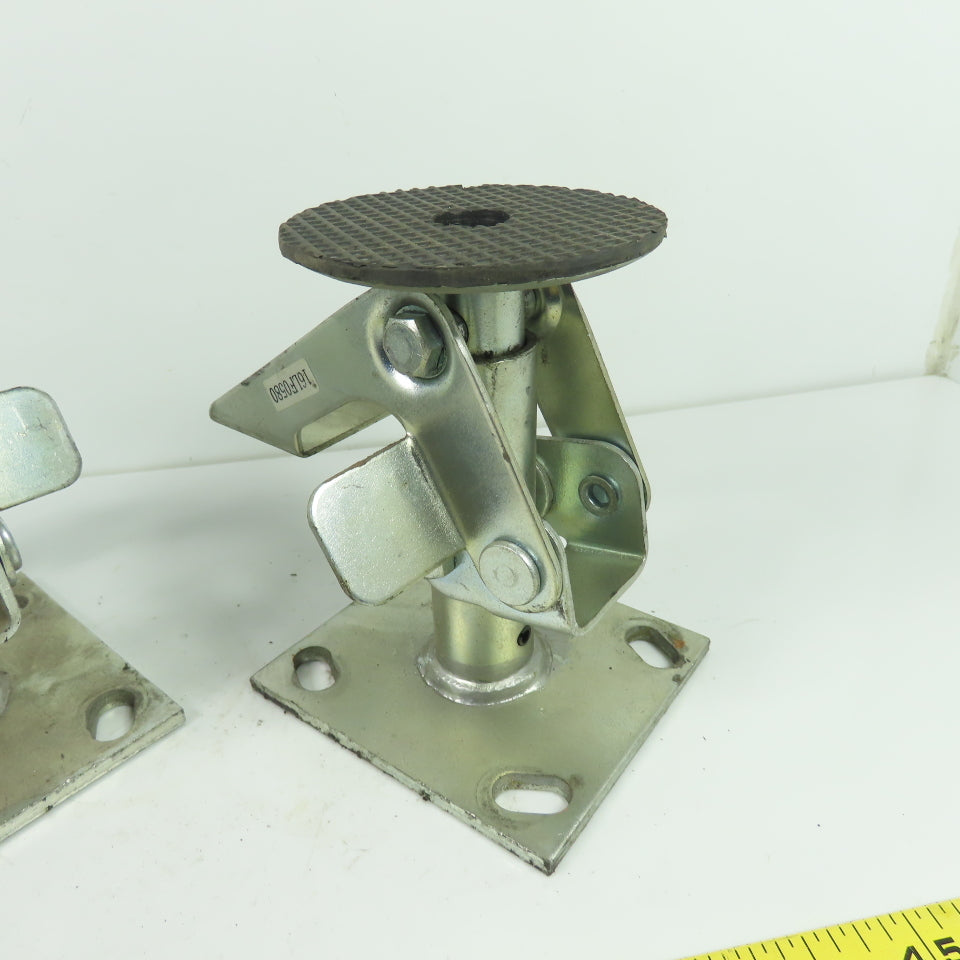 16LF0580 Heavy Duty Foot Activated Floor Lock 7" Extended Height Lot Of 3