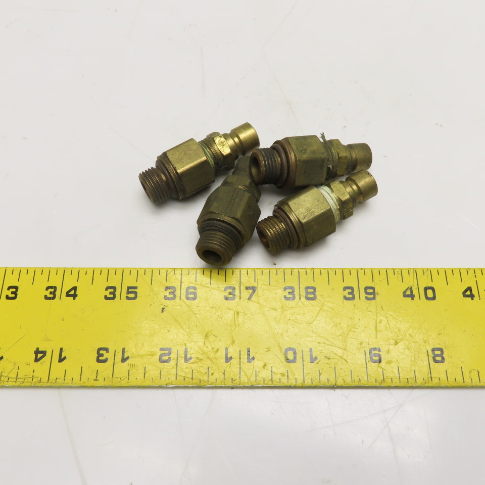 Parker Moldmate M16x1.5 Male x 3/8" Injection Molding Quick Coupling 353 Lot/ 4