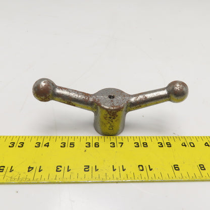 DH-2 4-7/8" Across Cast Iron Hand Wheel 1/4-20 Threaded