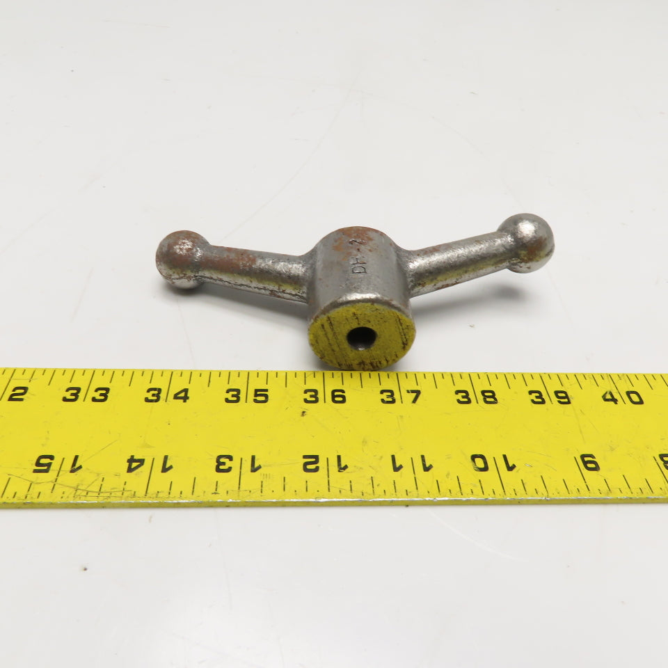 DH-2 4-7/8" Across Cast Iron Hand Wheel 1/4-20 Threaded