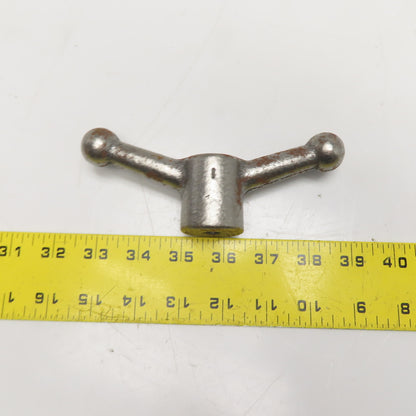 DH-2 4-7/8" Across Cast Iron Hand Wheel 1/4-20 Threaded