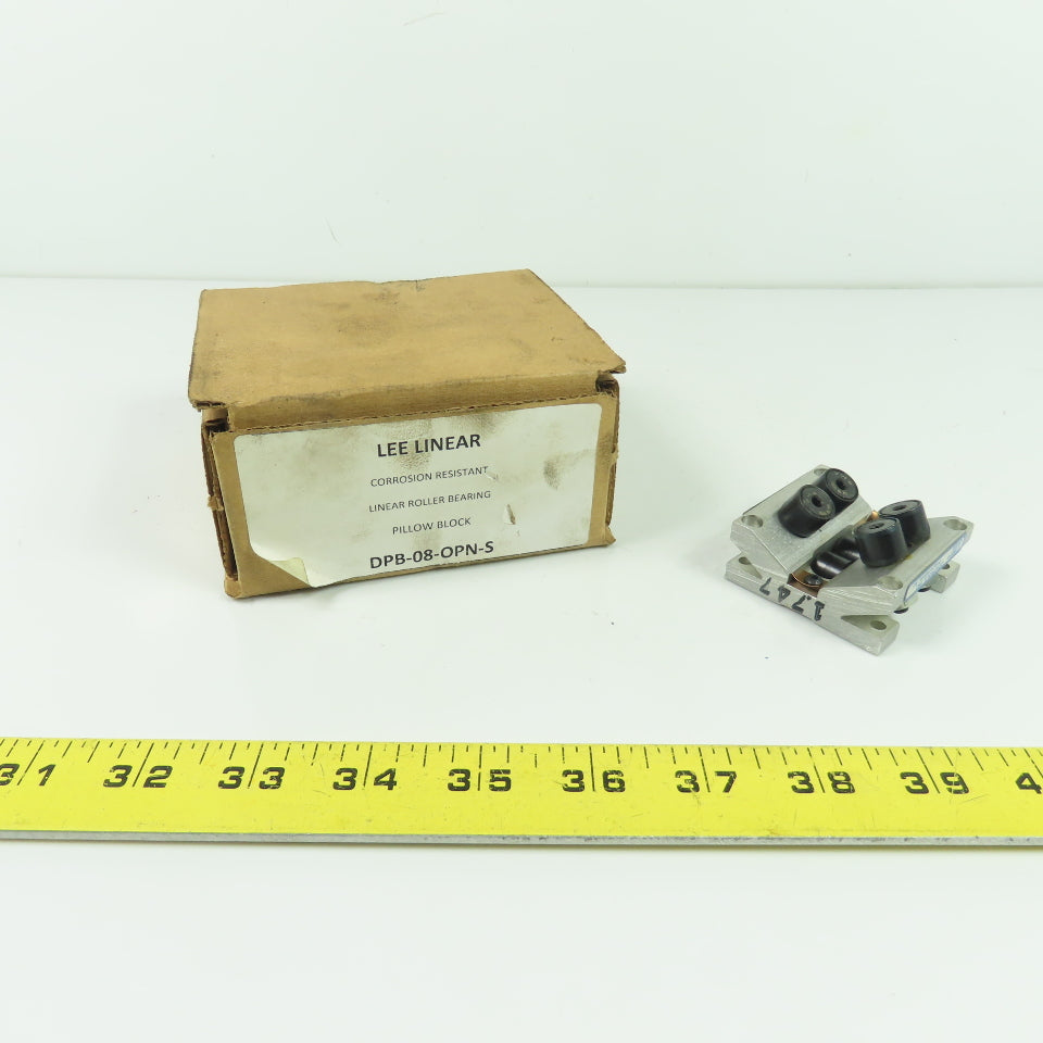 Lee Linear DPB-08-OPN-S Corrosion Resistant Linear Roller Bearing Pillow Block