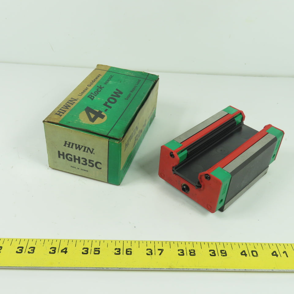 Hiwin HGH35C Linear Guideway Block Super Heavy Load 4-Row NEW