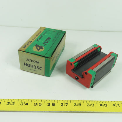 Hiwin HGH35C Linear Guideway Block Super Heavy Load 4-Row NEW
