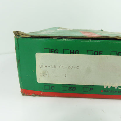 HIWIN QHW-45-CC-Z0-C Linear Guideway Block HGW45 NEW