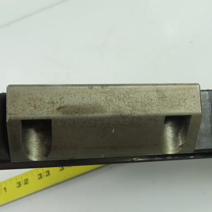 THK (2) Linear Guide Blocks W/ MCF04773 Linear Guideway Rail 17-1/4" OAL