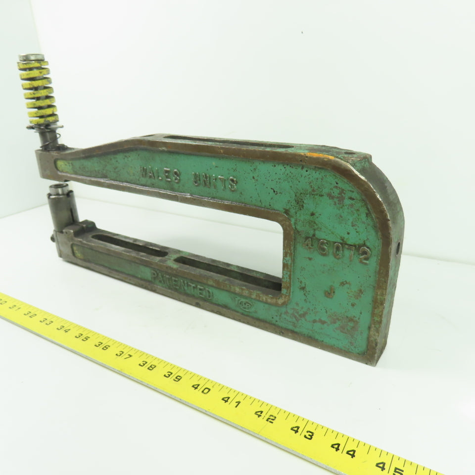 Strippit 12 CJ 1-3/8 1-3/8" x 12" Throat C-Frame Punch Die Tooling