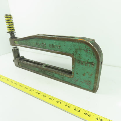 Strippit 12 CJ 1-3/8 1-3/8" x 12" Throat C-Frame Punch Die Tooling