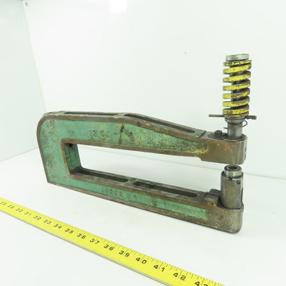 Strippit 12 CJ 1-3/8 1-3/8" x 12" Throat C-Frame Punch Die Tooling