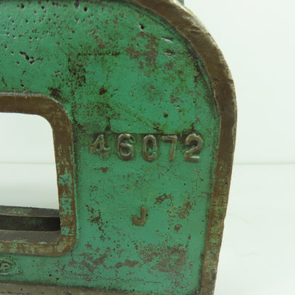 Strippit 12 CJ 1-3/8 1-3/8" x 12" Throat C-Frame Punch Die Tooling