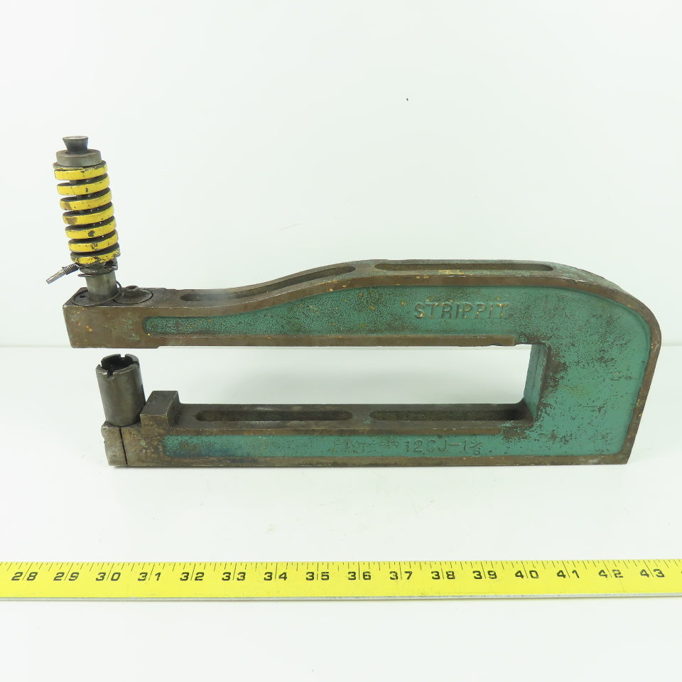 Strippit 12CJ-1 3/8 1-3/8" x 12" Throat C-Frame Punch Die Tooling