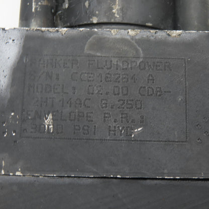 Parker 2HT14AC 2" Bore 6-1/4" Stroke Double Acting Trunnion Hydraulic Cylinder