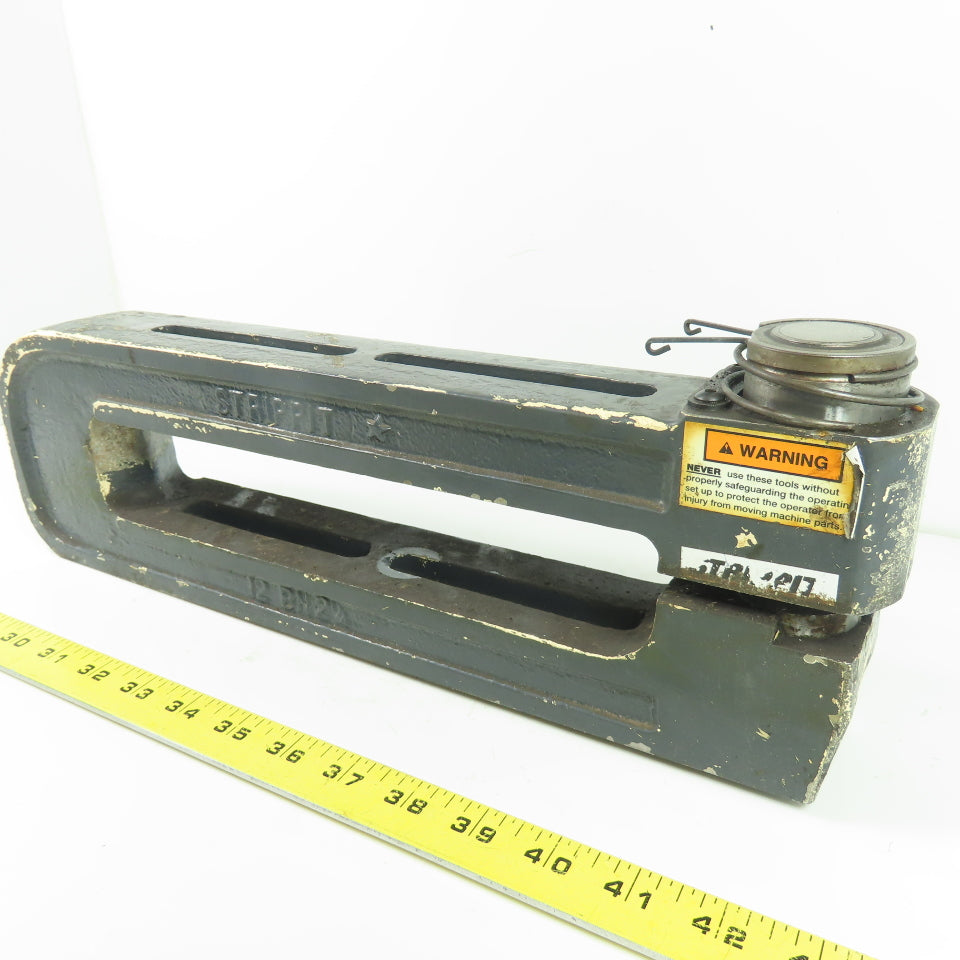 Strippit 12 BN 2 1/4 2-1/4" x 12" Throat C-Frame Punch Die Tooling