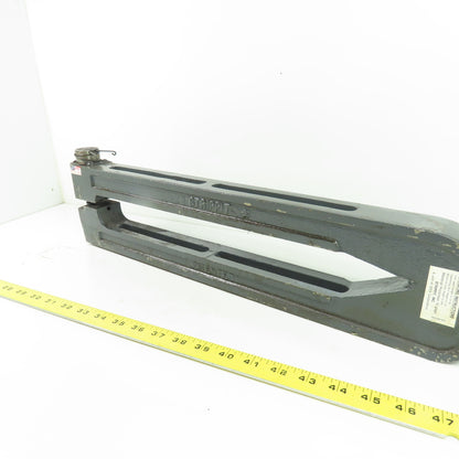 Strippit 18BN 1-3/4" x 18" Throat C-Frame Punch Die Tooling