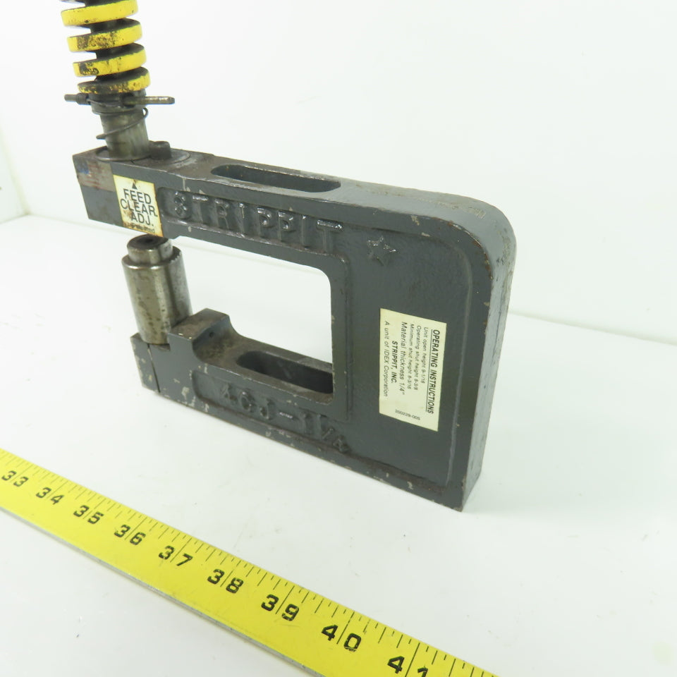 Strippit 4CJ-1 1/4 C-Frame Punch Die Tooling 1-1/4" x 4" Throat