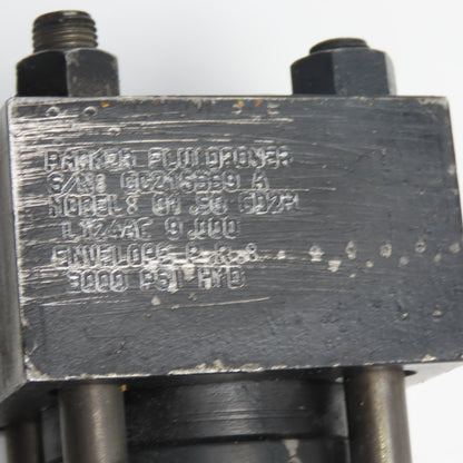 Parker CD2HL124AC 1-1/2" Bore 9" Stroke Double Acting Hydraulic Cylinder