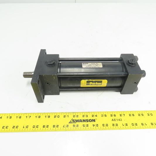 Parker 02.50 CJ2HLT14AC 6.000 Hydraulic Cylinder 3000 PSI 6" Stroke 2.5" Bore