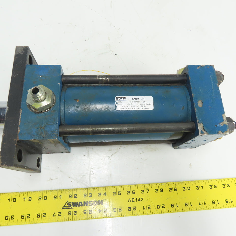 Parker 03.25 J2HI TS33A 6.000 3.25" Bore 6" Stroke Hydraulic Cylinder 3000 PSI