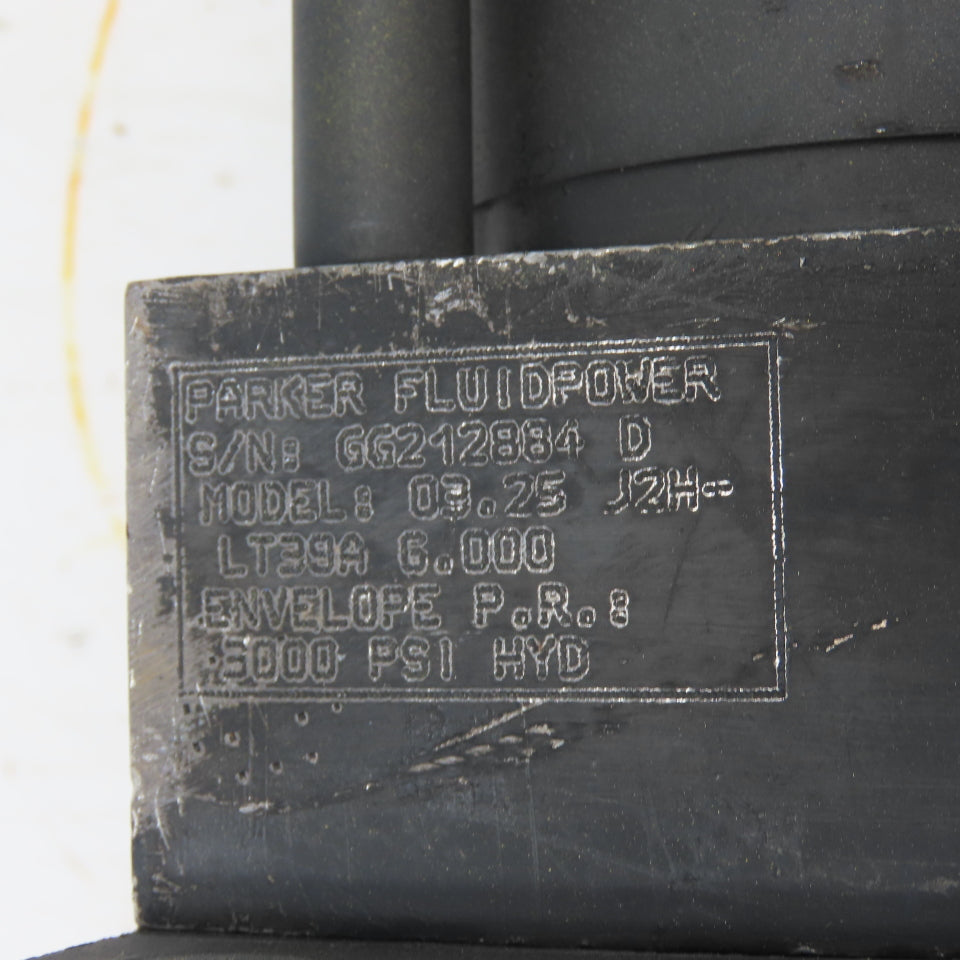 Parker 03.25 J2H-LT39A 6.000 3.25" Bore 6" Stroke Hydraulic Cylinder 3000 PSI