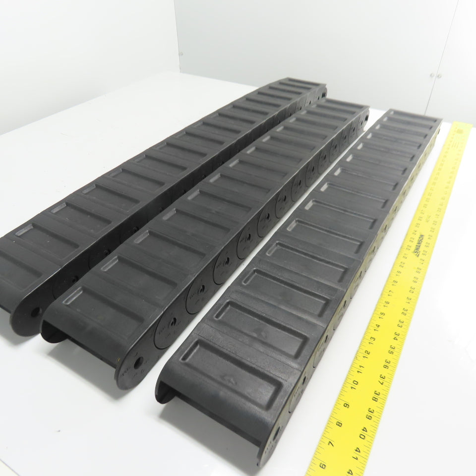 Gleason Reel 2045 Cable Carrier Energy Drag Chain (1)40" (2)36" Long Lot Of 3