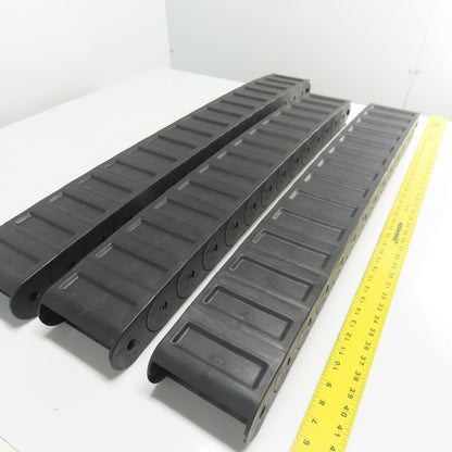 Gleason Reel 2045 Cable Carrier Energy Drag Chain (1)40" (2)36" Long Lot Of 3
