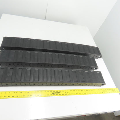 Gleason Reel 2045 Cable Carrier Energy Drag Chain (1)40" (2)36" Long Lot Of 3