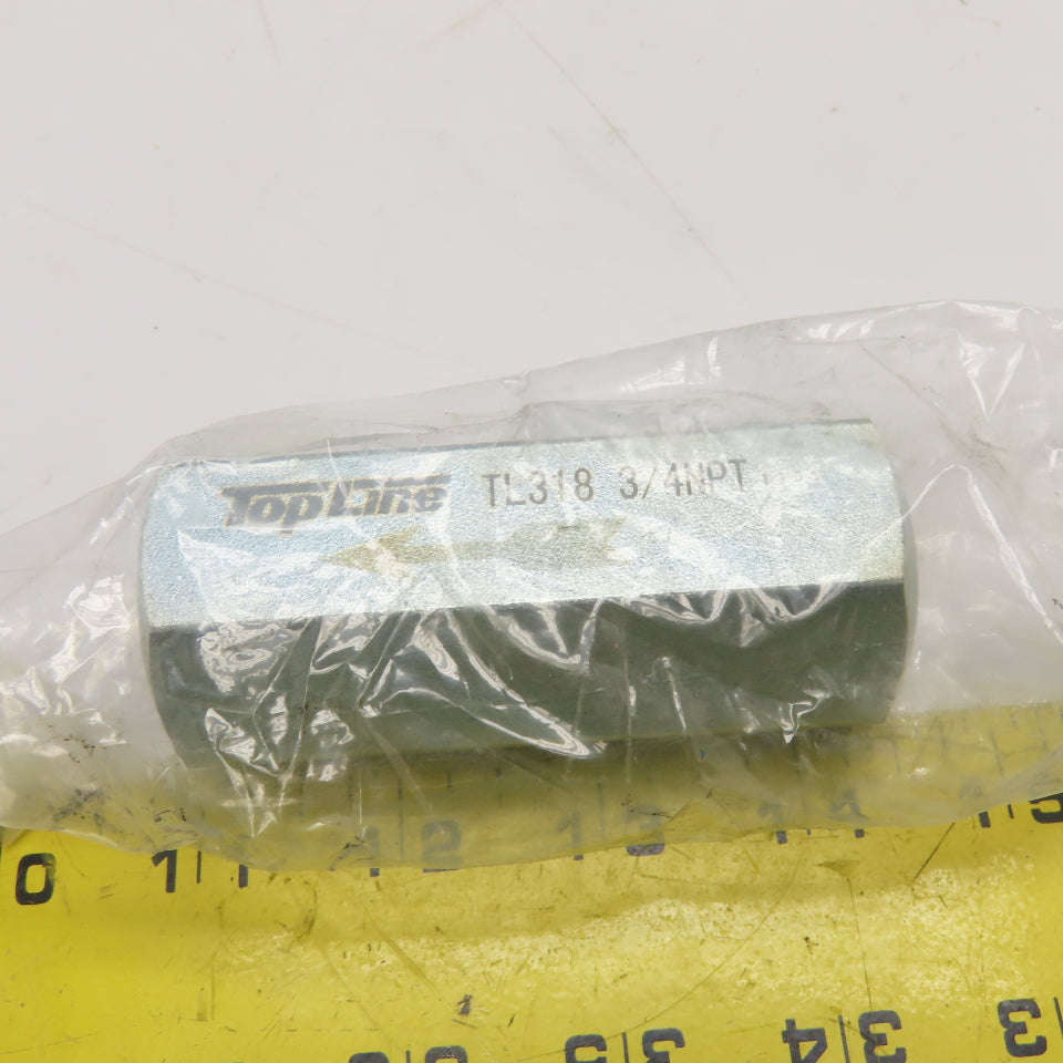 TopLine CHV34 TL318 Hydraulic In-Line Check Valve 3/4 NPT