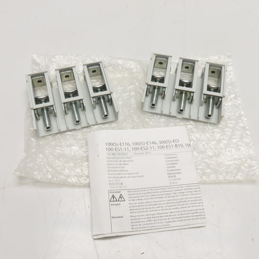 Allen-Bradley 100-E146 100-E116 3-Pole Contactor Terminal Lug Kit