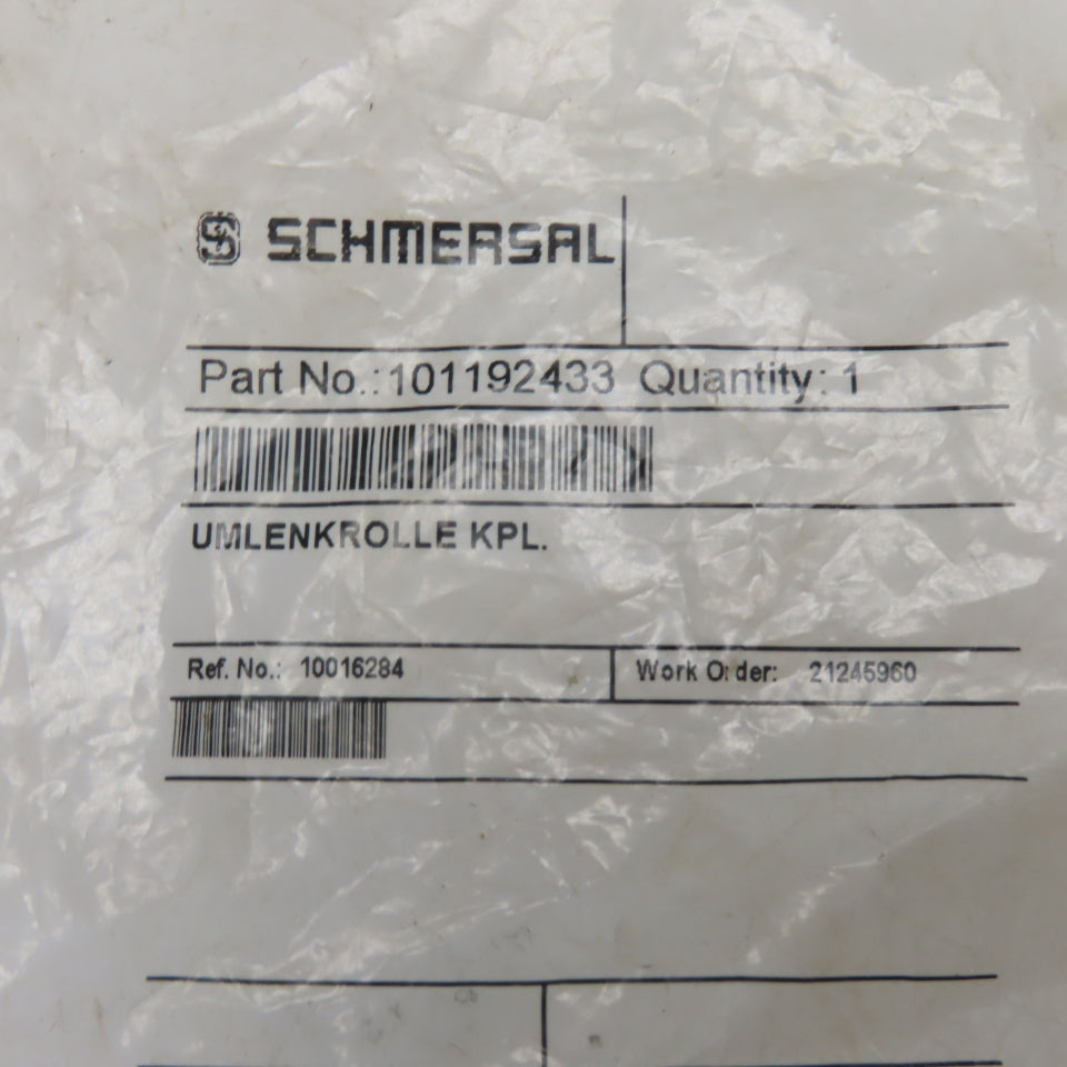 Schmersal 101192433 Umlenkrolle KPL Deflection Roller