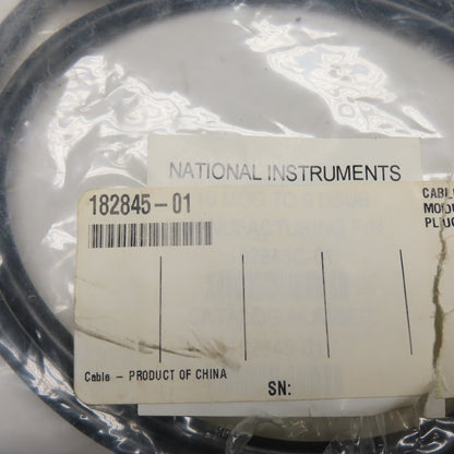 National Instruments 182845-01 Serial Cable 10-Pos Modular Plug to 9-Pos D-Sub