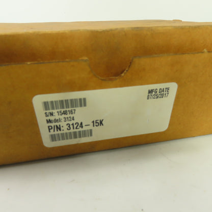 Honeywell 3124-15K Fatigue Rated Load Cell 15000 lbs Range 10VDC Excitation NEW