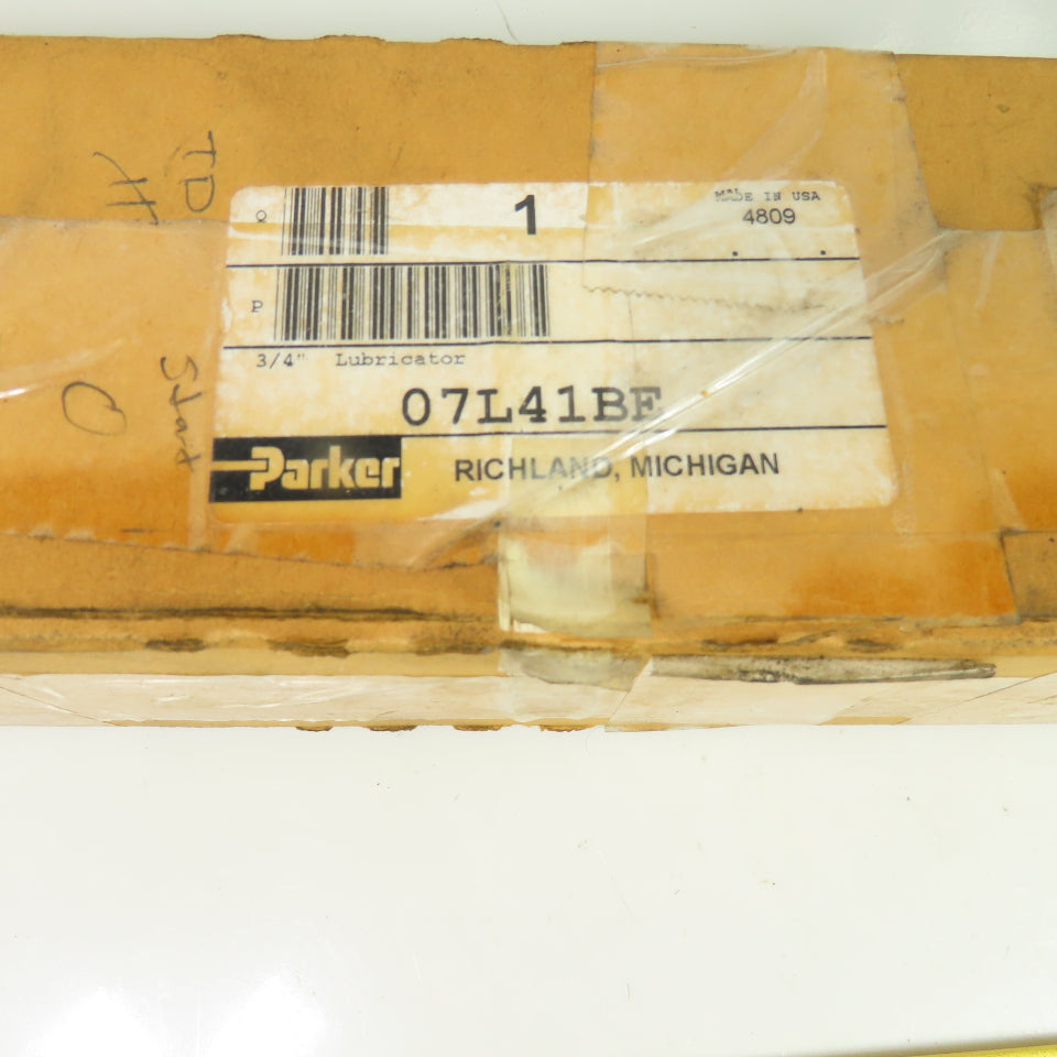 Parker 07L41BE 3/4" NPT Pneumatic Air Line Lubricator 150 PSI 125F NEW