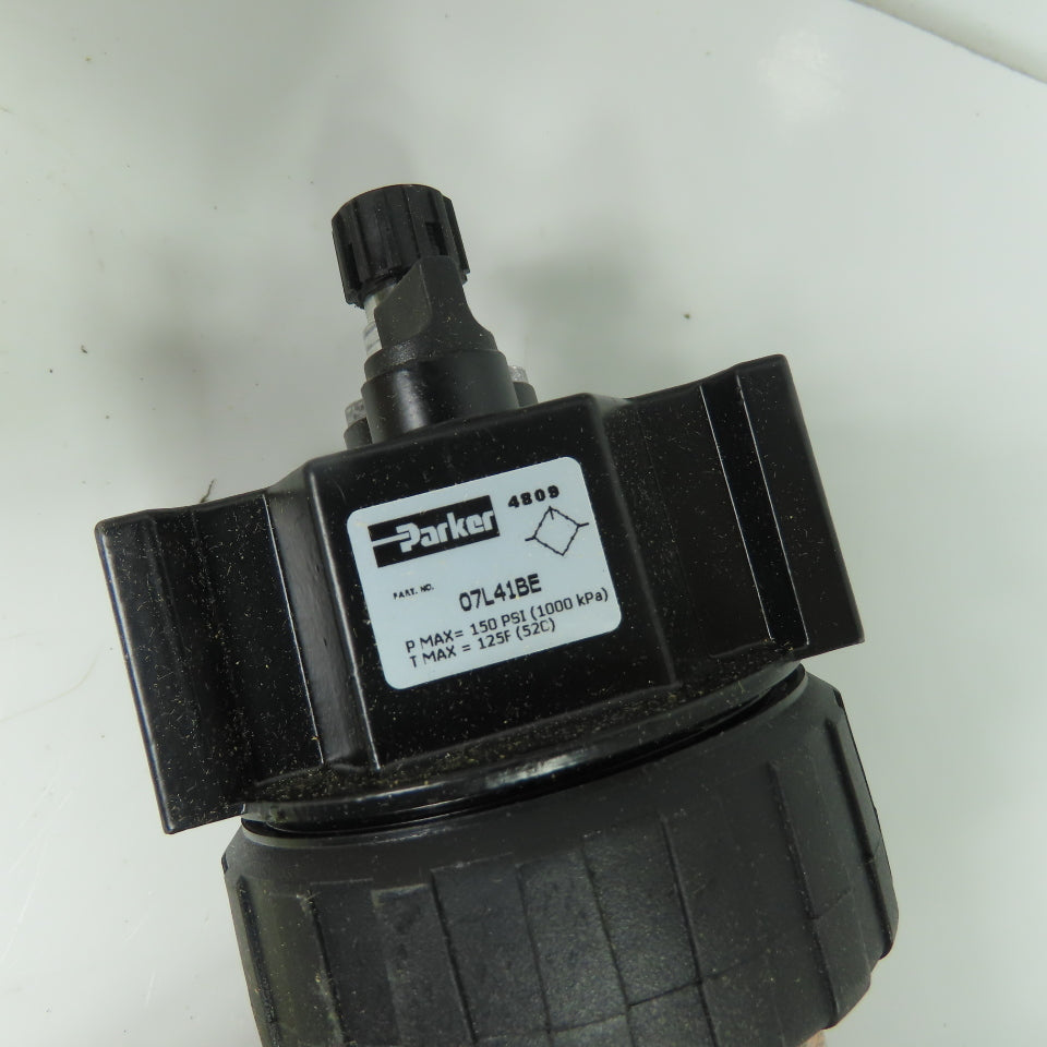 Parker 07L41BE 3/4" NPT Pneumatic Air Line Lubricator 150 PSI 125F NEW