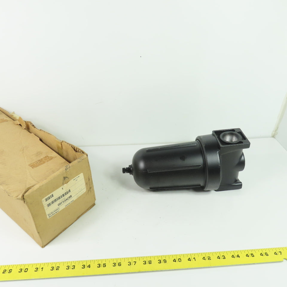 Schrader Bellows 08F53ACSB 1" NPT Pneumatic Filter 250 psi 175 F NEW