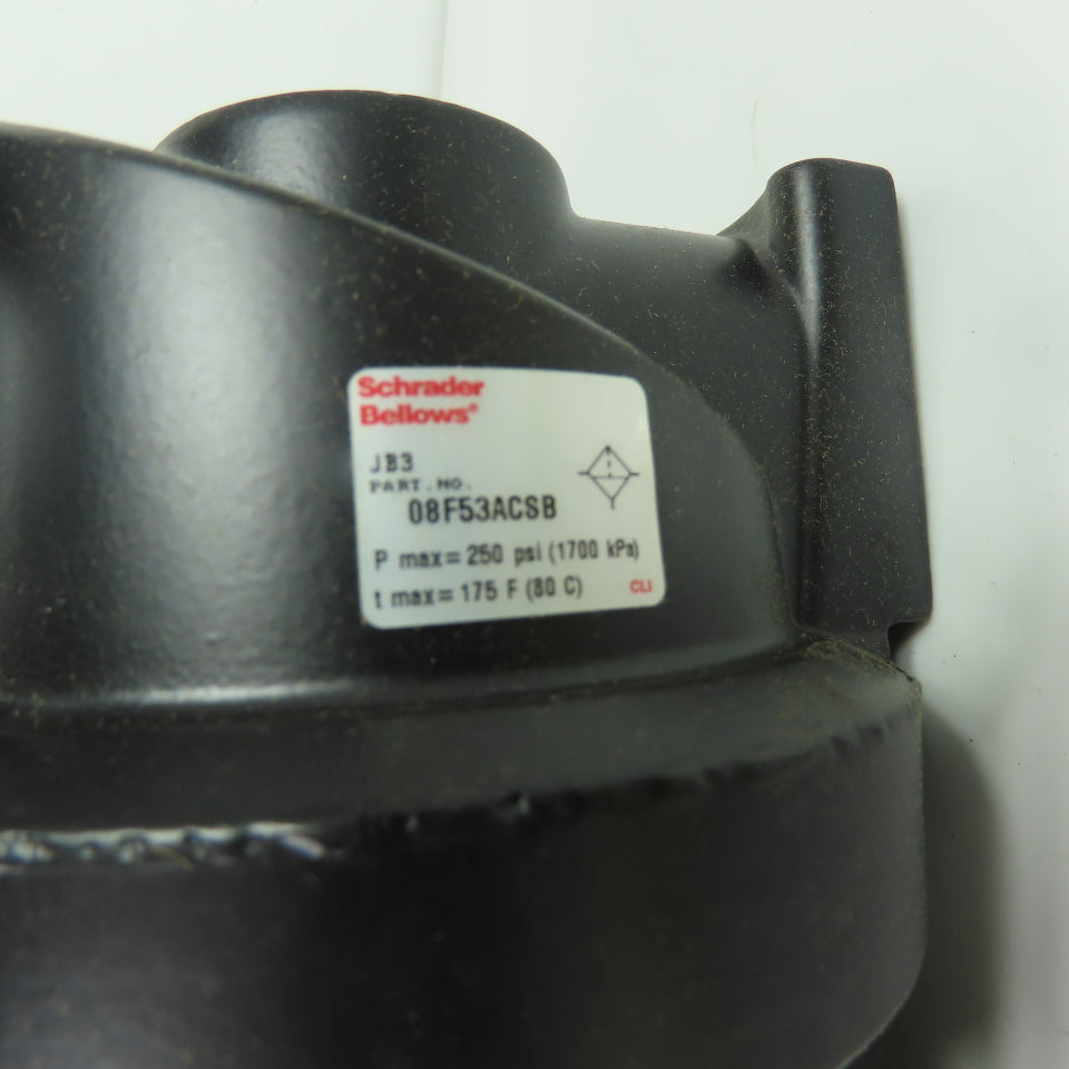 Schrader Bellows 08F53ACSB 1" NPT Pneumatic Filter 250 psi 175 F NEW