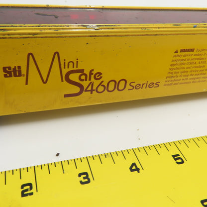 STI MS46-20-1130-Q1-X MiniSafe 4600 Safety Light Curtain Transmitter 24VDC