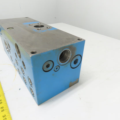 Sun Hydraulics A211 061 C04 Multi-Port Hydraulic Manifold Block 15.5" x 6" x 6"