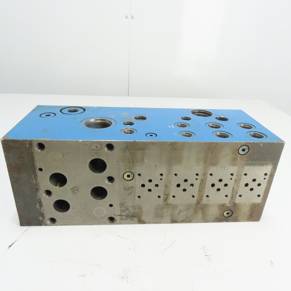 Sun Hydraulics A211 061 C04 Multi-Port Hydraulic Manifold Block 15.5" x 6" x 6"