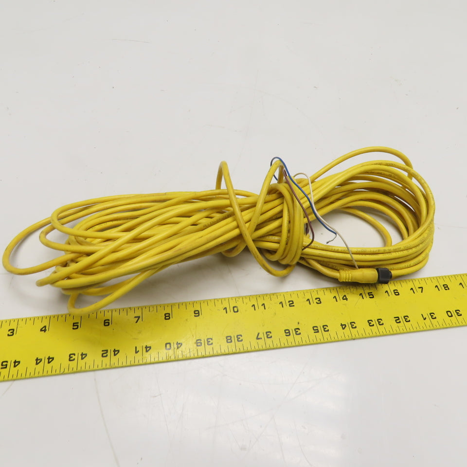 Allen-Bradley 889D-F4AC-15 4-Pin Female M12 DC Micro Cordset 250V 4A 15m