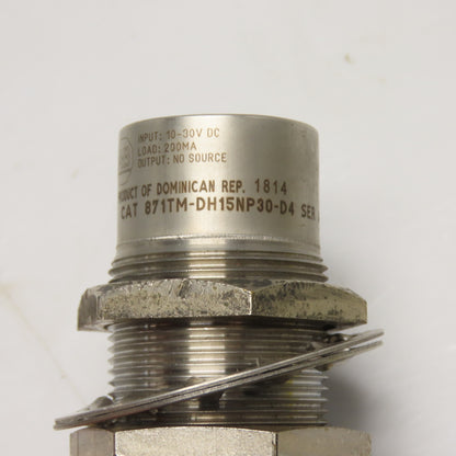 Allen-Bradley 871TM-DH15NP30-D4 Inductive Proximity Sensor 30mm 10-30VDC 200mA