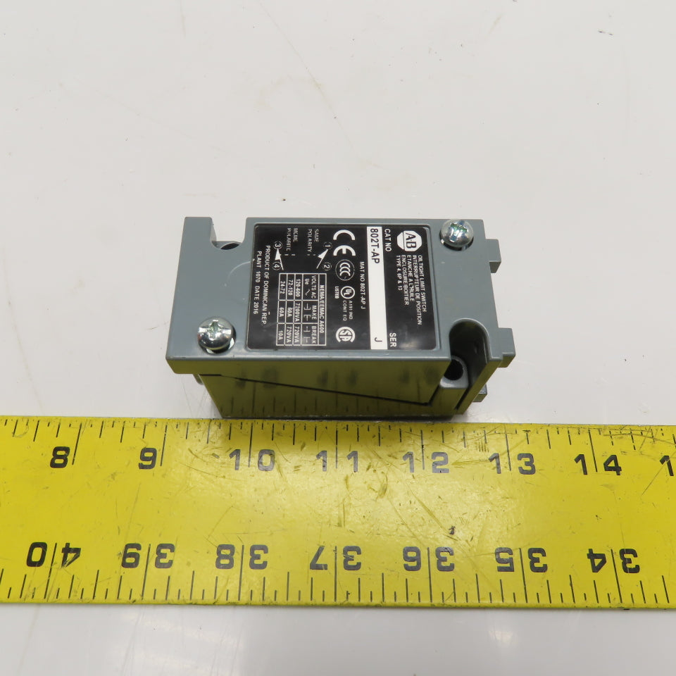 Allen-Bradley 802T-AP Oiltight Limit Switch NEMA A600 120-600VAC