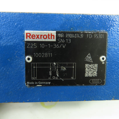 Rexroth Z2S10-1-36/V Twin Pilot Operated Check Valve