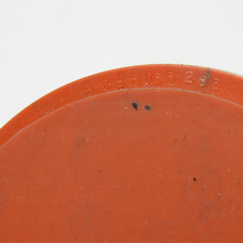 Americo 283 2-7/8" OD x 3/4" Thick Red Silicone Type Seal Leak Test 1/2" Hole